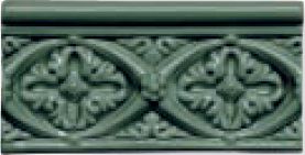 Adex Modernista ADMO4006 Relieve Bizantino Verde Oscuro 7,5x15